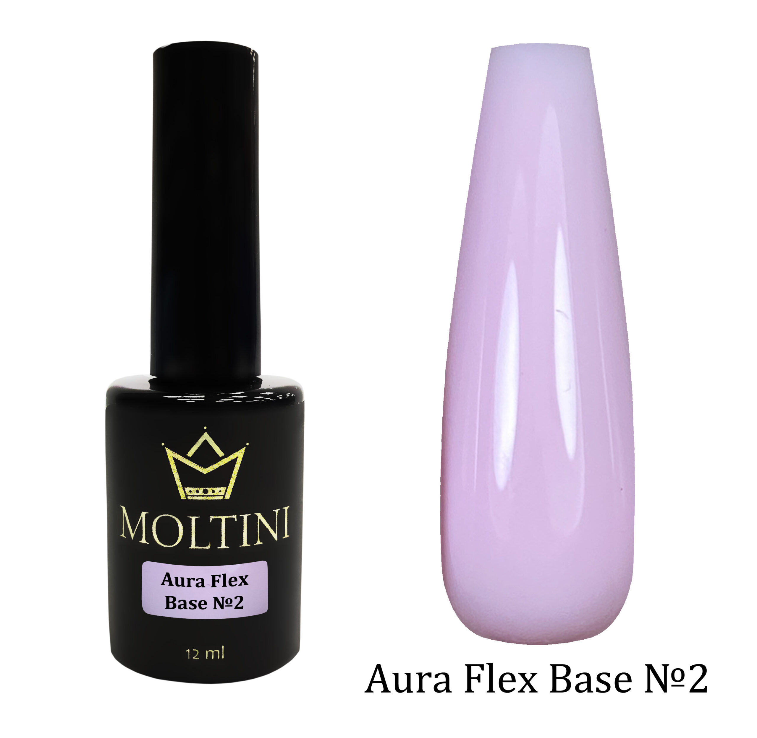Moltini Камуфлирующая база Aura Flex Base № 2, 12 мл