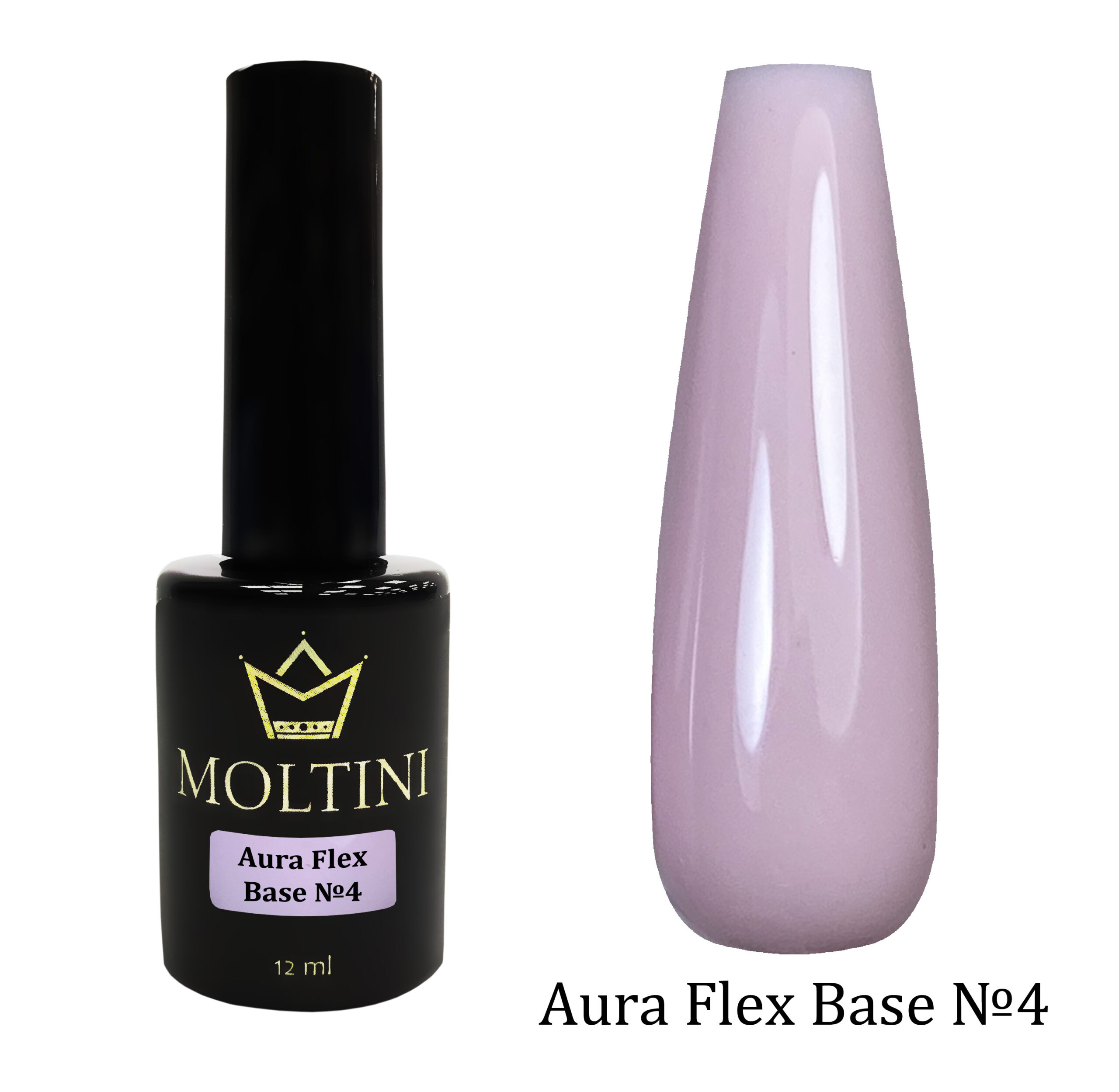 Moltini Камуфлирующая база Aura Flex Base № 4, 12 мл
