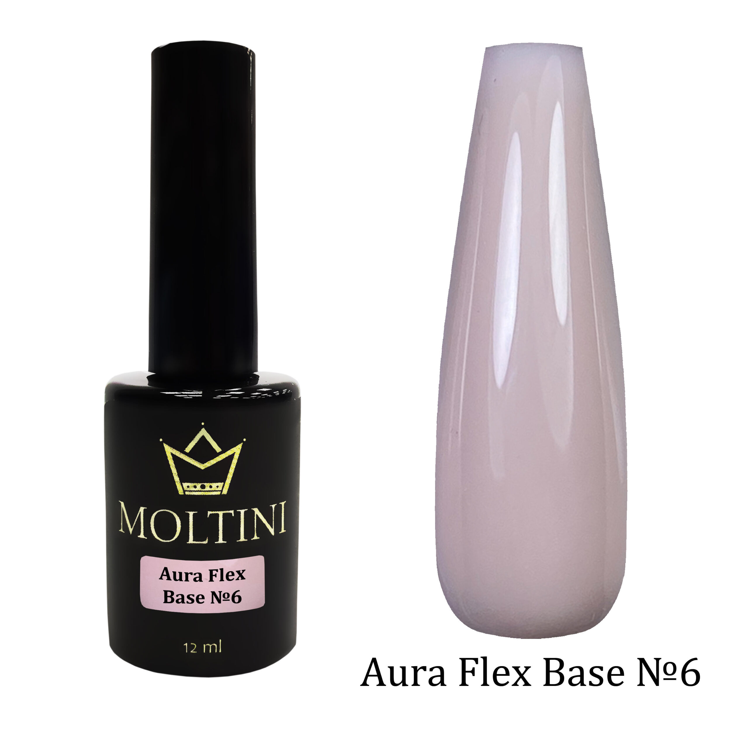 Moltini Камуфлирующая база Aura Flex Base № 6, 12 мл