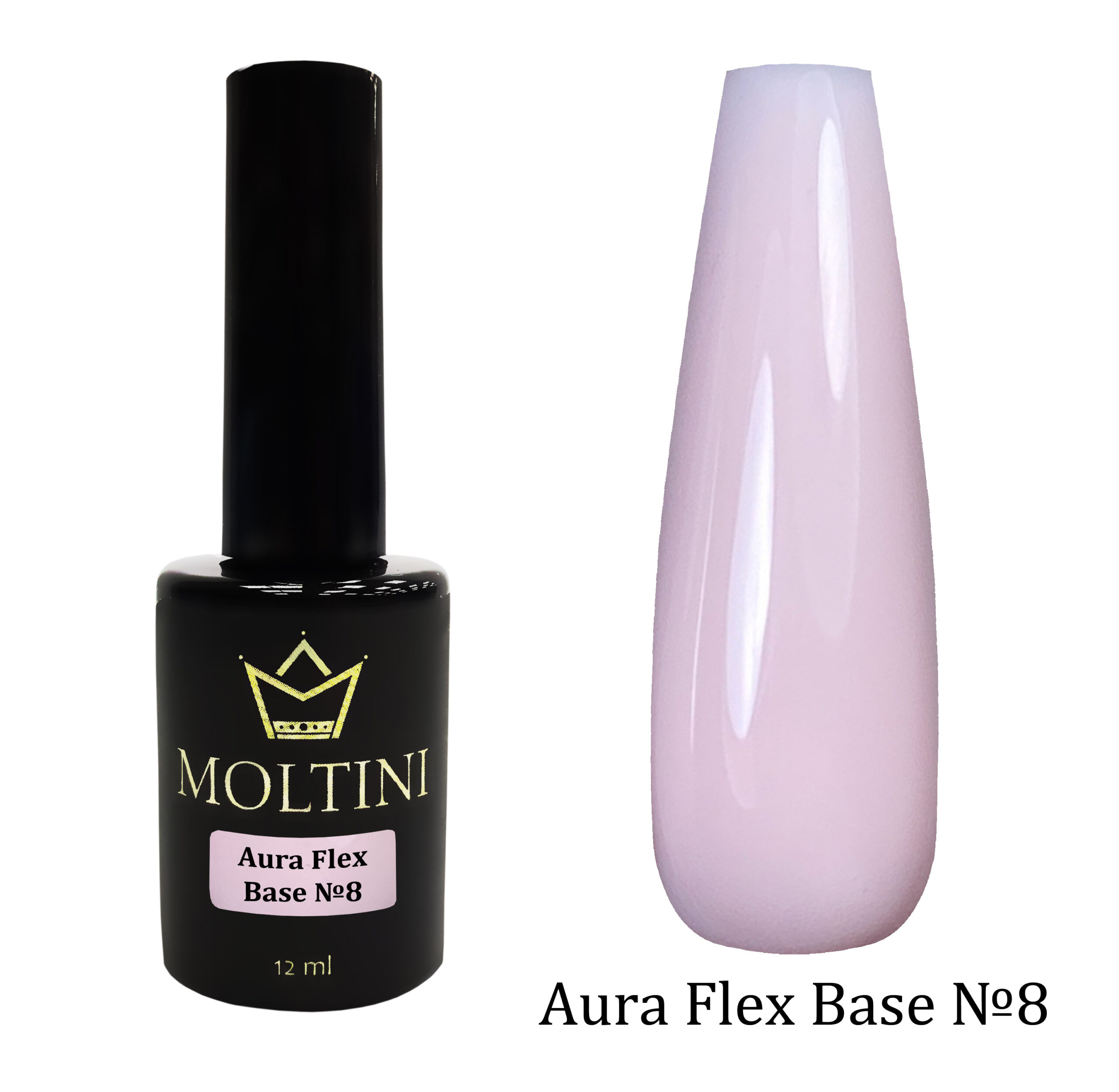 Moltini Камуфлирующая база Aura Flex Base № 8, 12 мл