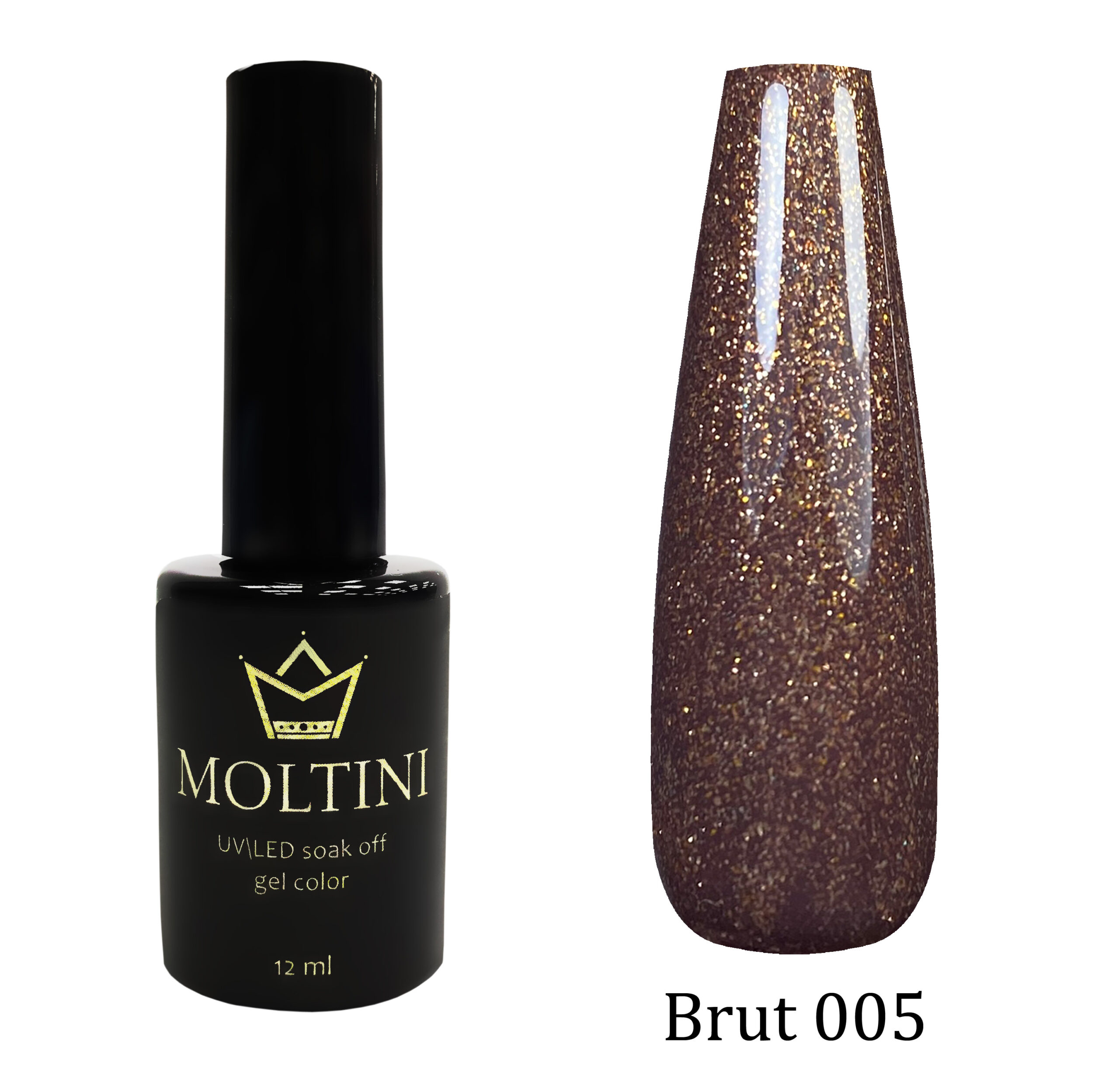 Гель-лак Moltini “Brut” 005, 12 ml