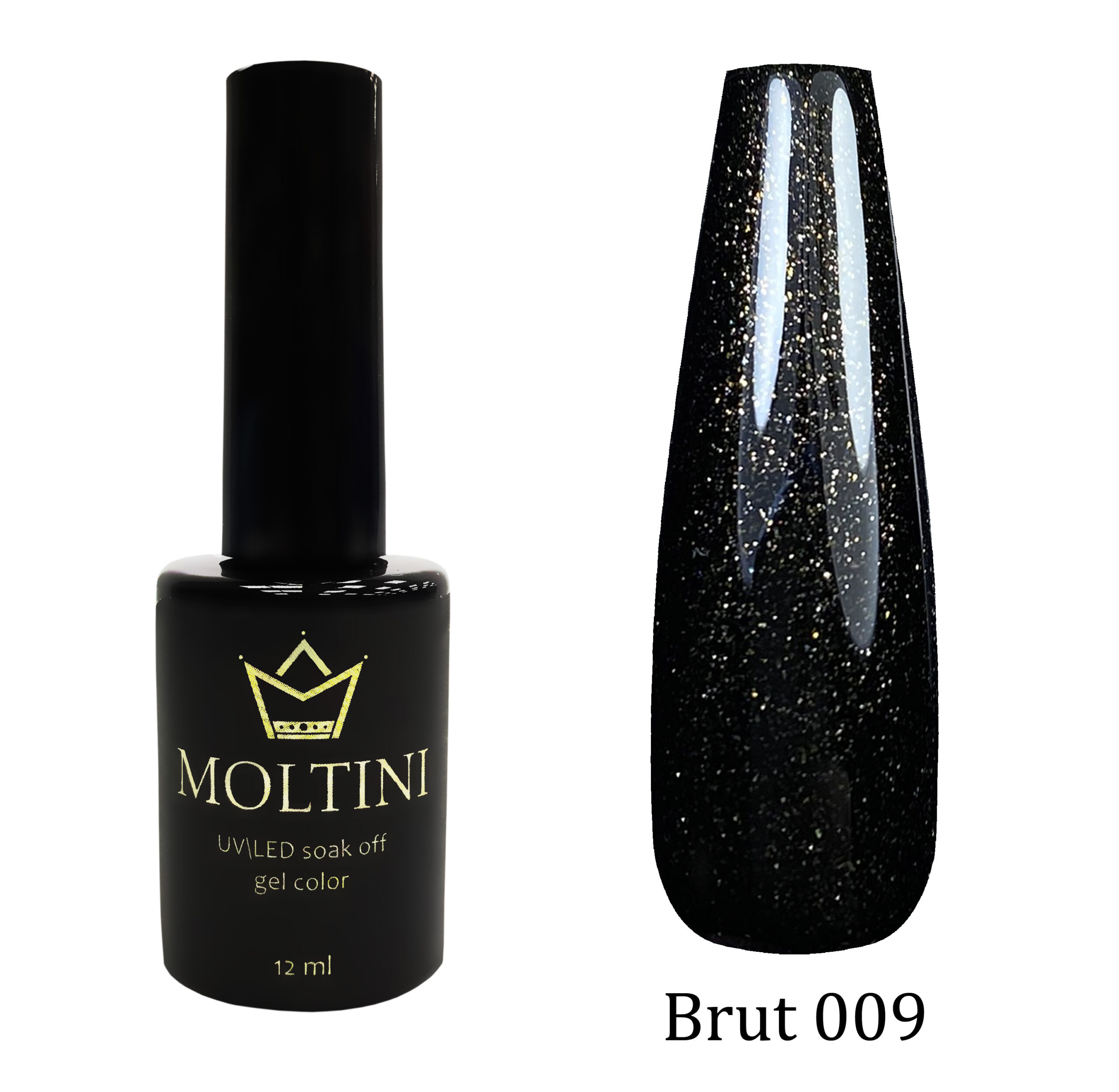 Гель-лак Moltini “Brut” 009, 12 ml